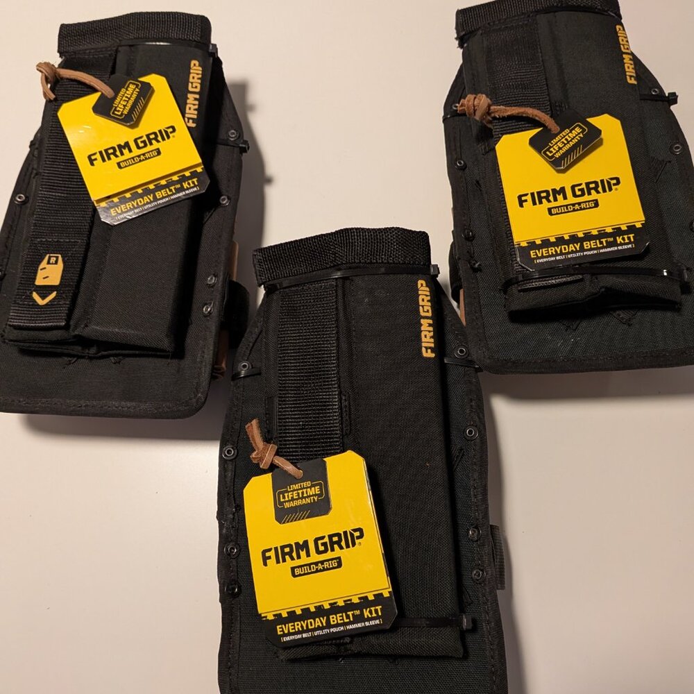 Firm Grip Tool Belt Pouch Kit – Utility Pouch & Hammer Loop – New (3 Available) - Picture 6 of 9